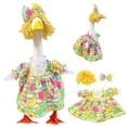 thumbnail image 2 of Stijggn Spring Goose Outfits Seasonal Holiday Goose Outfits Summer 4th of July Spring All Seasons Lawn Porch Goose Clothes Costume for 23" Outdoor Lawn Garden Yard Patio Statue Spring Decor, 2 of 9