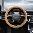 thumbnail image 5 of TOPRenddon Universal 38cm Elastic Steering Wheel Cover - Winter Plush, Warm Handle, Easy Installation, 5 of 6