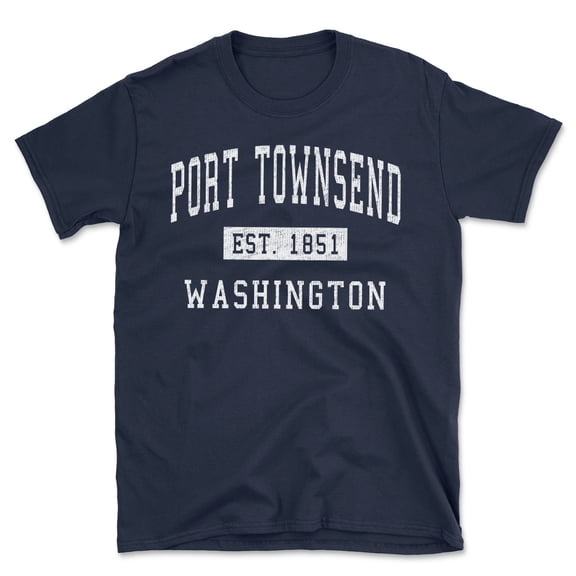 Port Townsend Washington Classic Established Men's Cotton T-Shirt
