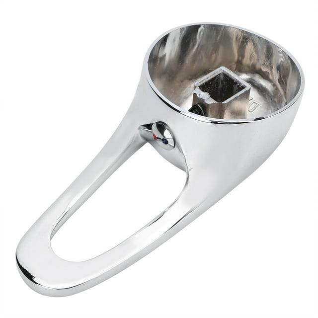35mm Mixer Lever Handle Zinc Alloy Basin Mixer Faucet Tap Single Lever Handle Replacement, a durable faucet accessory with a highly reflective mirror-like finish. Crafted from sturdy zinc alloy, the ultra-wide handle ensures comfortable use and effortless control of temperature and water flow. Easy to install as a direct replacement for old or broken handles.