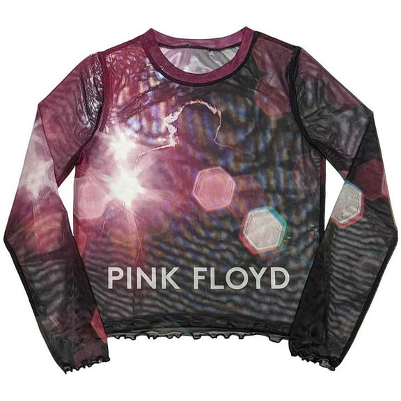 Pink Floyd Women's Long Sleeve T-Shirt: Knebworth '90 (Mesh) (X-Small)