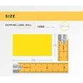 thumbnail image 3 of HOUSELABELS 2.25" x 1.25" Yellow Address Labels on 1" Core Compatible With Zebra and Rollo Printers, 32 Rolls / 1,000 Labels per Roll, 3 of 8