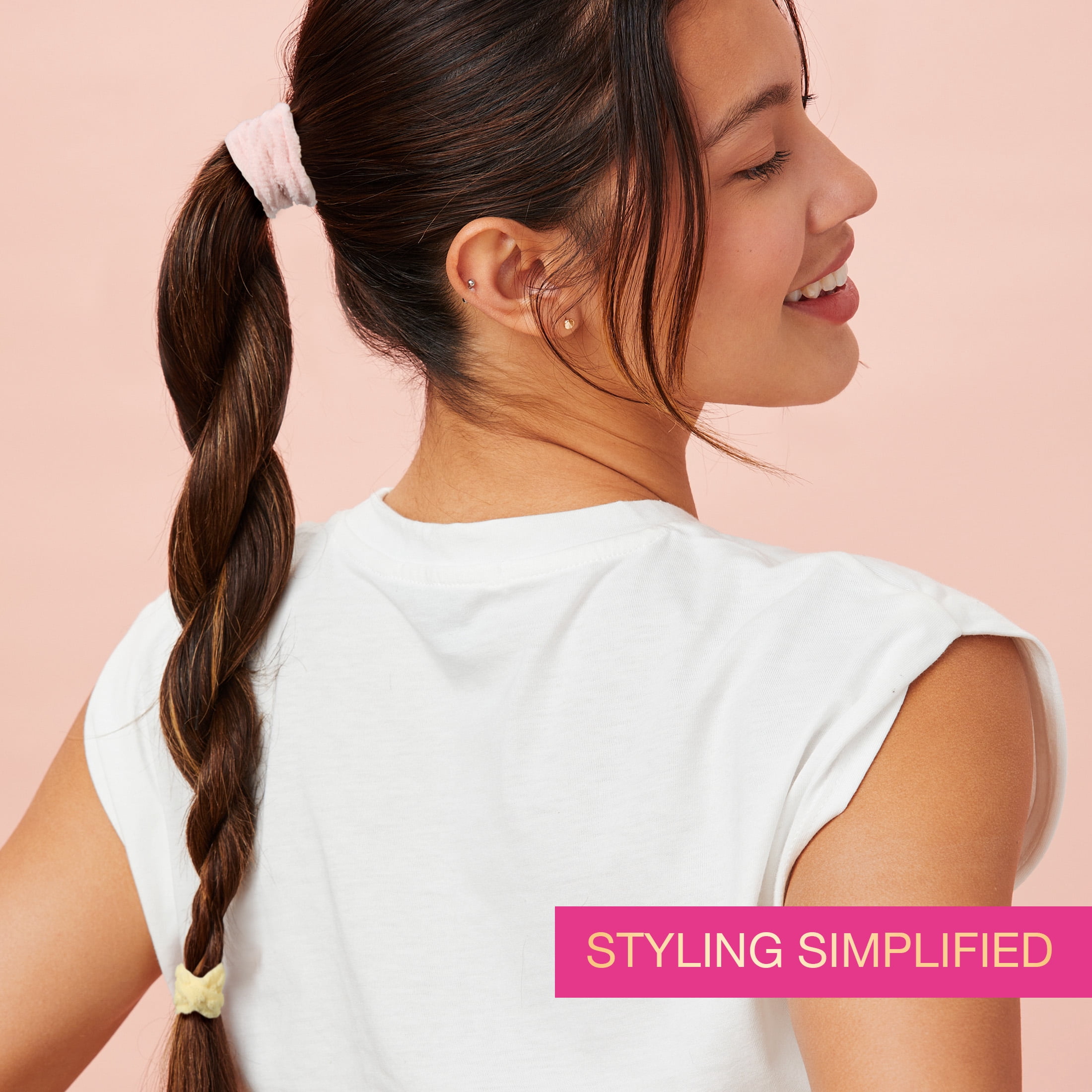 SC GenZ 10-PK TXT SOFT PONYTAILERS
