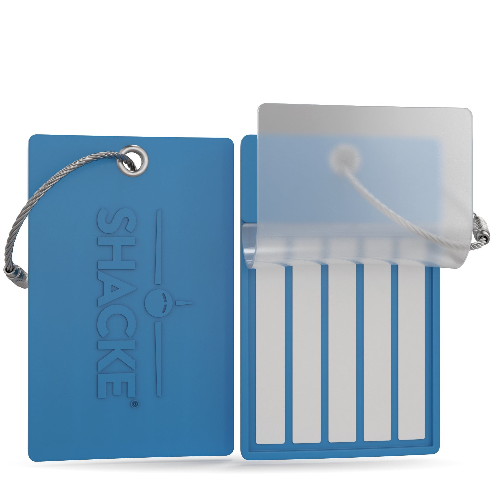 transparent luggage tags