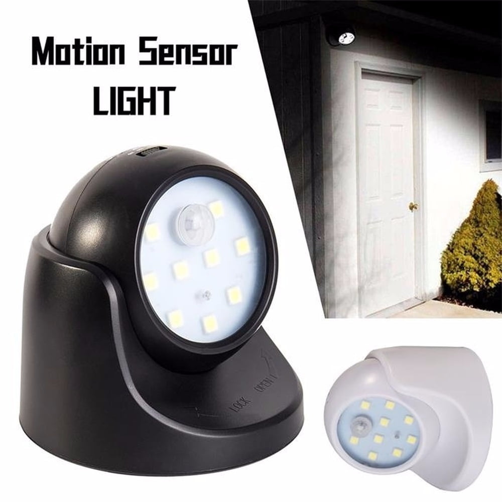 LED Light Motion Activated Cordless Sensor Light Indoor & Outdoor 360° Rotatable 