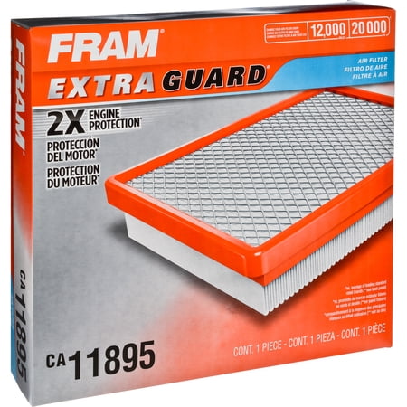 FRAM Extra Guard CA11895 Advanced Filter Media Engine Air Filter For 2016-2023 Toyota Tacoma