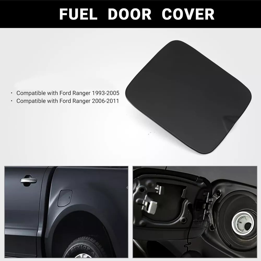 Fits For 1993-2011 Ford Ranger Gas Cap Flap Fuel Filler Door BLACK 93-11 US