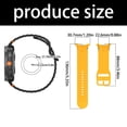 thumbnail image 5 of AOOOWER Sporty Silicone Replacement Band Waves Style Silicone Straps for Watch8, 5 of 8