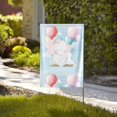 thumbnail image 4 of Easygdp Cute Elephant Garden Flag Yard Flag Welcome Flag, Double-Sided, Weather Resistant for Outdoor Decor - 28"x40", 4 of 9