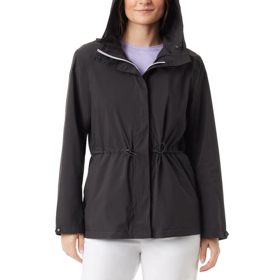 Bass Outdoor Women Anorak Jacket Coat Small Black Solid