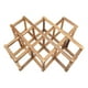 thumbnail image 3 of Estante organizador de vino de madera plegable con capacidad para 10 botellas, 3 of 11