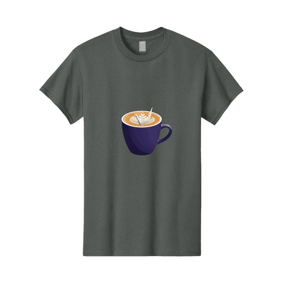 Coffee-Cup-12 Mens Graphic Tee, 100% Cotton, Casual Summer Wear