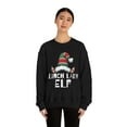thumbnail image 3 of Lunch Lady Elf Unisex Sweatshirt, S-2XL Christmas Holidays Xmas Elves, 3 of 6