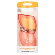 Real Techniques Miracle Complexion Sponge + Travel Case, Orange Makeup Sponge for Liquids & Creams,