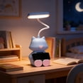thumbnail image 5 of Cute Cat LED Desk Lamp with Phone Stand, Rechargeable Night Light, Mini Table Lamp, Flexible Gooseneck, Bedroom Eye Protection Night Light, 5 of 6