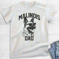 thumbnail image 2 of Malinois Dad, Unisex Men's Shirt, Belgian Malinois, Malinois Owner, Funny Dog Dad Gift, Heather Ash, Medium, 2 of 6