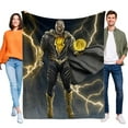 thumbnail image 1 of Black Adam anti-pilling, suave, ligera, esponjosa y acogedora de lujo para hogar y cocina – Perfecta para niños y adultos,80X100cm, 1 of 6