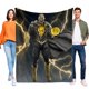 thumbnail image 1 of Black Adam anti-pilling, suave, ligera, esponjosa y acogedora de lujo para hogar y cocina – Perfecta para niños y adultos,80X100cm, 1 of 6