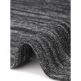 thumbnail image 6 of DARING DIVA Women's Plus Size Color Block Long Sleeve Crew Neck Knitted Blouse 4X Black, 6 of 6