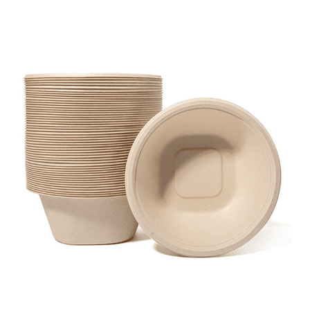 Compostable Disposable Paper Bowls, 16 oz., 150 Count