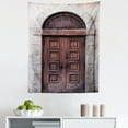 thumbnail image 1 of Rustic Tapestry, Arched Wooden Venetian Door with Eastern Royal Ottoman Elements European Culture, Fabric Wall Hanging Decor for Bedroom Living Room Dorm, 5 Sizes, Brown Cream, by Ambesonne, 1 of 1