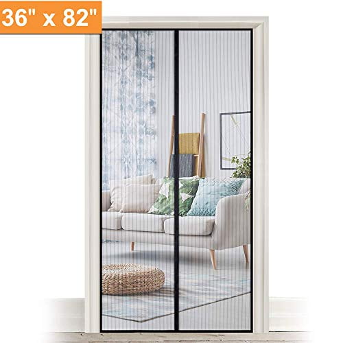 LELEKEY Magnetic Screen Door Fits Doors up to 36 x 82 inch ...