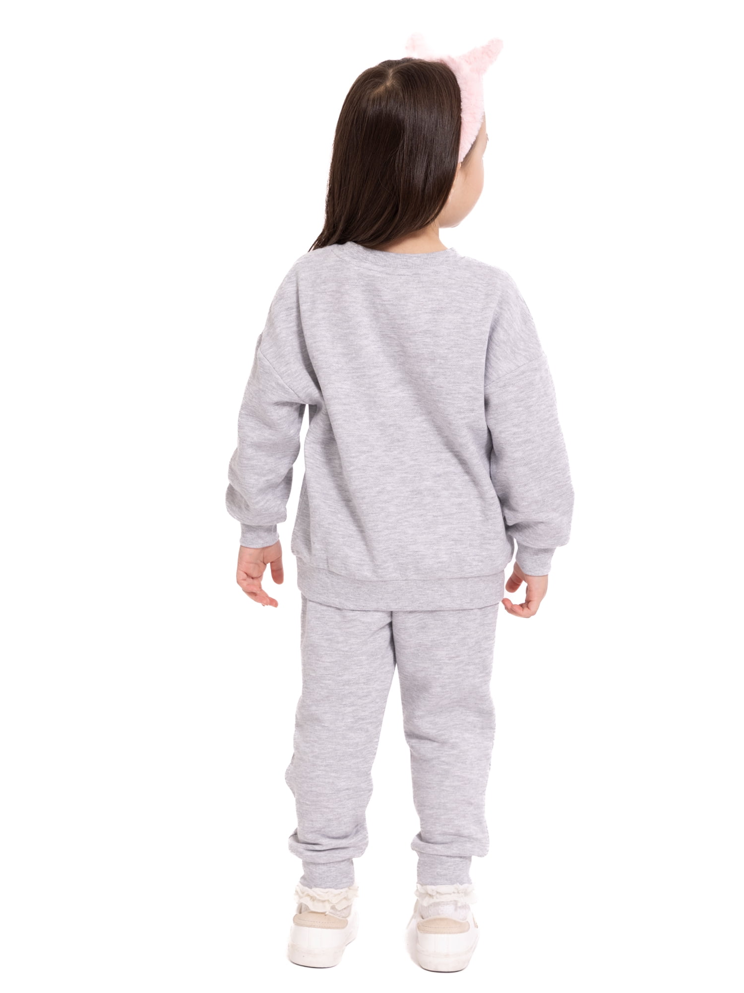 Hello Kitty Toddler Girls Graphic Sweatshirt and Joggers Set, 2-Piece, Sizes 12M-5T