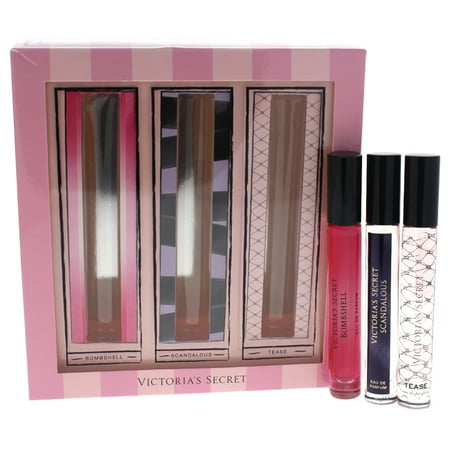 Victoria's Secret Eau de Parfum Rollerball Perfume 3 Piece Gift...