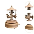 thumbnail image 6 of Almencla Music Box Carousel Ornaments Birthday Lovely Gift Clockwork Toy Kids Wooden Toys Home Decor for Friends Girlfriend Kids Family XL0033, 6 of 8