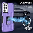 thumbnail image 2 of for Samsung Galaxy S22 Ultra 5G Case (Not S22) with Metal Ring Kickstand for Women & Men, Heavy-Duty Protection Shockproof Bumper Cover Case for Samsung Galaxy S22 Ultra 5G TY Purple, 2 of 18