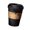 Black-2, variant on Stylish Coffee Cup Waste Basket Swing Top Dustbin Strong And Compact For Multiple Room Decor
