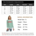 thumbnail image 5 of Cogild Striped Long Sleeve Crew Neck Sweaters for Womens Pullover Top with MERRY Embroidery Christmas Sweaters Womens Sweaters Winter Casual Sweaters for Womens, 5 of 7
