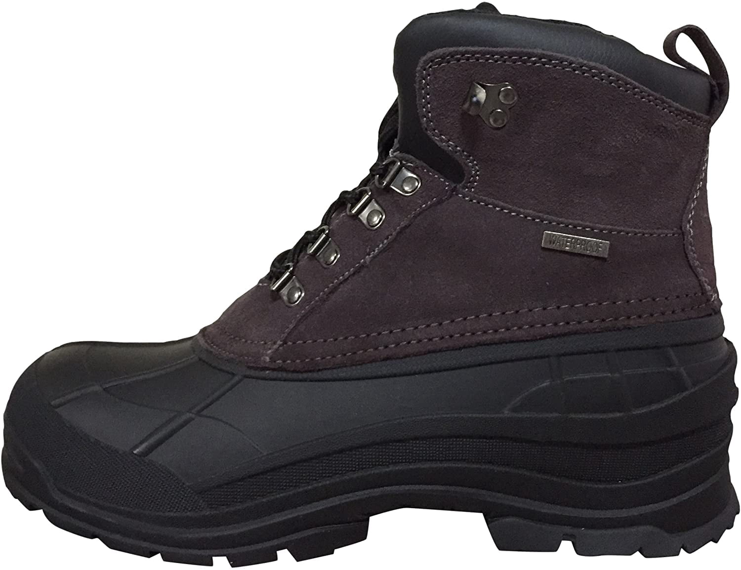 Men's Winter Boots Leather 6" Insulated Hiking Snow Shoes