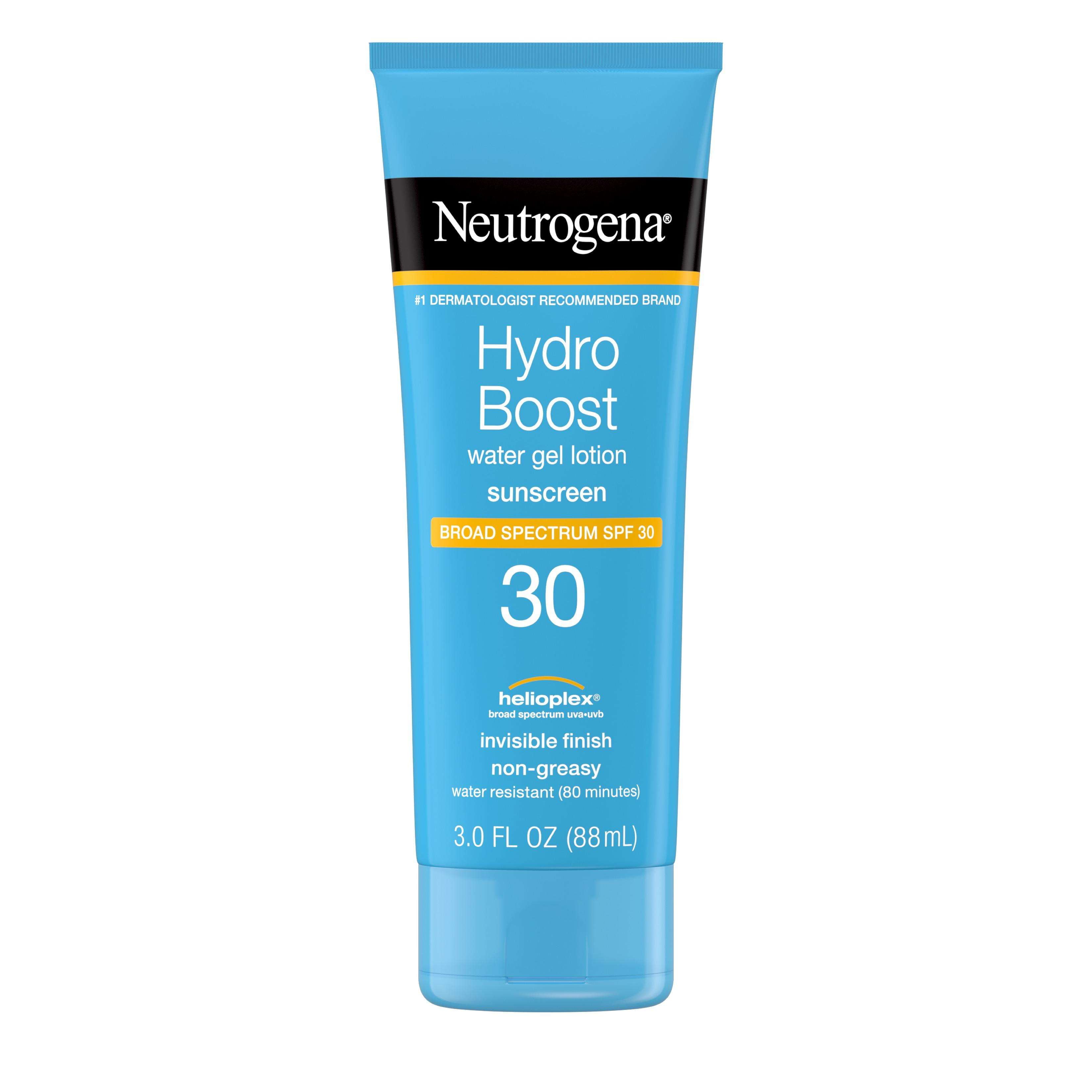 Invisible Water Gel Daily Sunscreen Lotion with SPF 30- Water Resistant Sun Block Lotion | Moisturizing & Non Greasy Skin Sun Protection- Travel Size Sunscreen Face Lotion, 3 OZ Per Pack, Pack of 1