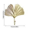 thumbnail image 2 of Giunmcul Holiday Saving Creative Hook Hanging List Coat Hook Wall Hook Home Decoration Leaves, 2 of 2