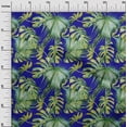 thumbnail image 2 of oneOone Polyester Lycra Purple Fabric Neem Leaves Sewing Craft Projects Fabric Prints By Yard 56 Inch Wide, 2 of 4