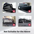 thumbnail image 2 of RVNI 5FT 3-Fold Hard Tonneau Cover for 2005-2023 2024 Nissan Frontier Bed Truck Waterproof, 2 of 7