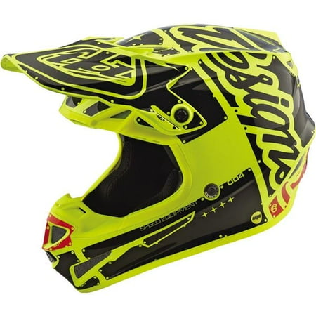 Troy Aikman Signed Helmet - Troy Lee Designs SE4 Polyacrylite Factory Helmet