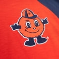 thumbnail image 4 of Men's Mitchell & Ness Orange Syracuse Orange Legendary Slub Raglan Long Sleeve T-Shirt, 4 of 5