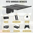thumbnail image 2 of ZeboZap DIY Floating Shelf for Soundbars & Consoles | No Drill Pole Mount | Weatherproof | Black, 2 of 8