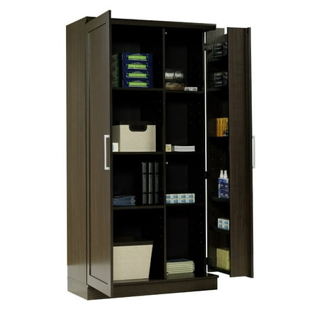 Realspace Storage Cabinet 12 Shelves Dakota Oak