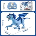 thumbnail image 5 of R.C. Water Spray Dragon Toy - 2.4GHz Remote Control Walking Dinosaur with LED Eyes & Realistic Roar, Shoots Water Streams, Rechargeable Battery, Outdoor Pool & Backyard Play for Kids Ages 6+, 5 of 8