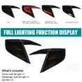 thumbnail image 7 of Spec-D Tuning Glossy Black Smoke Tail Lights w/ Red LED Strips, Sequential LED Turn Signal, and Startup Animation Compatible with 2016-2021 Honda Civic 4-Door Sedan, Left + Right Pair Assembly, 7 of 7