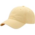 thumbnail image 1 of Plain Washed Baseball Cap - Retro Adjustable Cotton Hat, Vintage Structured Golf Dad Cap for Men Women, 1 of 6