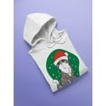 thumbnail image 3 of Kitten With Christmas Hat Hoodie Men -Smartprints Designs, Male 4X-Large, 3 of 4