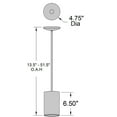 thumbnail image 4 of Access Lighting LED Pendant in Matte Black Color, 4 of 7