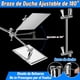 thumbnail image 3 of Regaderas para Baño de Lluvia de Alta Presión de 8 "/ ducha de mano, con brazo de extensión de 11 '', cabezal de ducha ajustable con soporte, manguera de 1,5 m (Cromo), 3 of 7