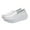 White, variant on Fesfesfes Sneakers Women Women's Solid Color Wedge Round-Toe Lightweight Soft Walking Shoes Casual Sneakers US:8.5(42)