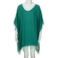 thumbnail image 4 of Ruimatai Beach Cover Up for Women Plus Size Long Womens Cover Up Dress Plus Size Women Trim Kaftan Chiffon Tassels Swimwear Beach Loose Bikini Cover Up, 4 of 7