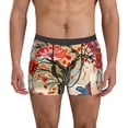 thumbnail image 2 of JUNZAN Butterflies And Flowers Painting Mens Underwear Boxer Briefs for Men’s-Medium, 2 of 7